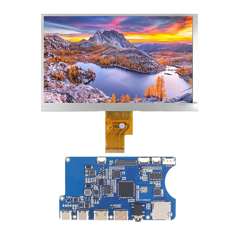 Brand New Stock HJ070NA-13A lnnolux 7 Inch TFT LCD Display 1024x600 LVDS To HDMl Driver Board For Tablet