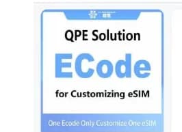 QPE solution Ecode for customizing eSIM QR