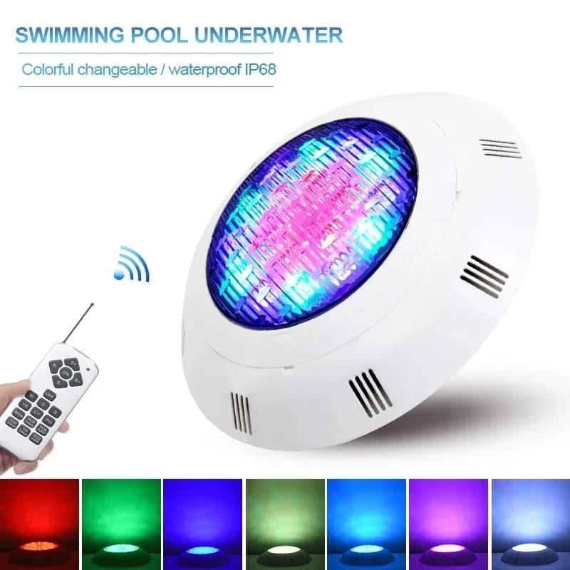 RGB LED Swimming Pool Lights IP68 Wall-Mounted Underwater Lights Color Changing Lamp Piscina Lampe AC12V Waterproof SMD Lights