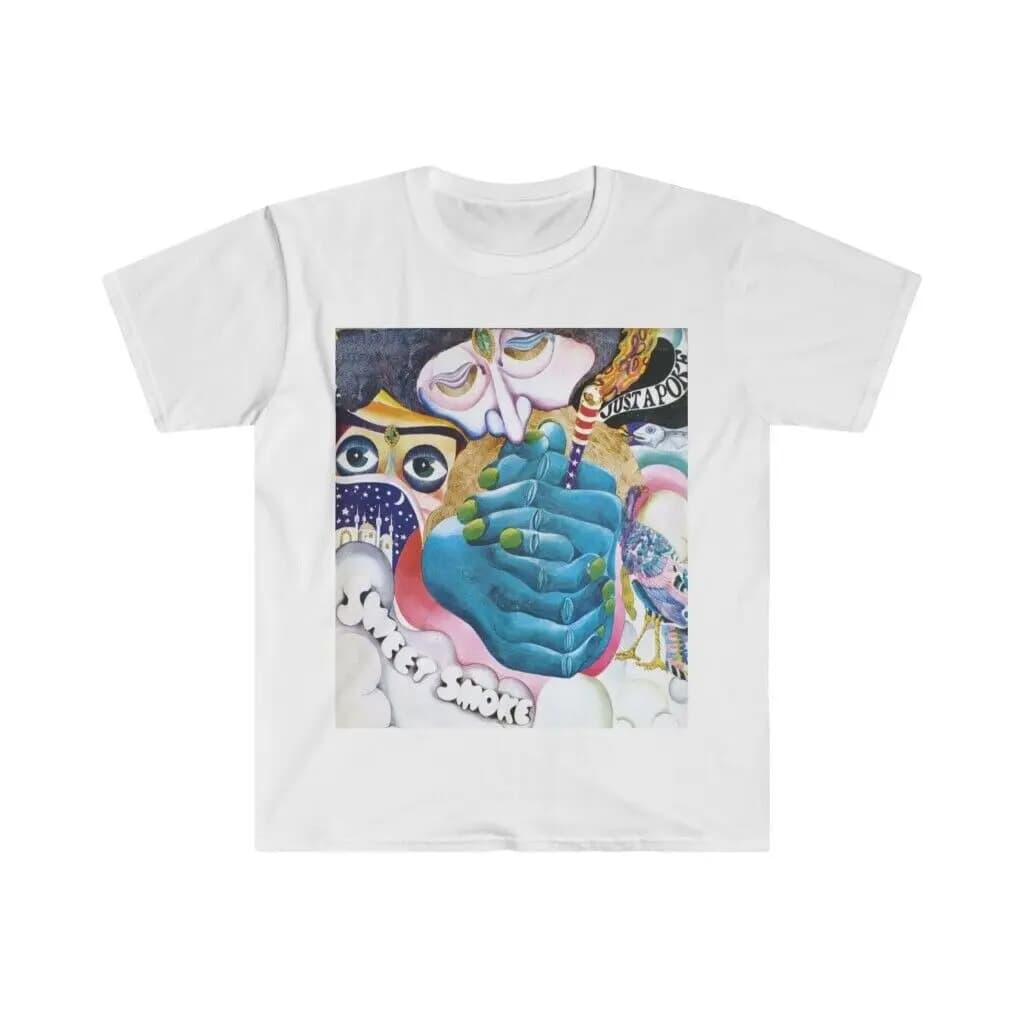 Soft Cotton T Shirt Sweet Smoke Just a Poke