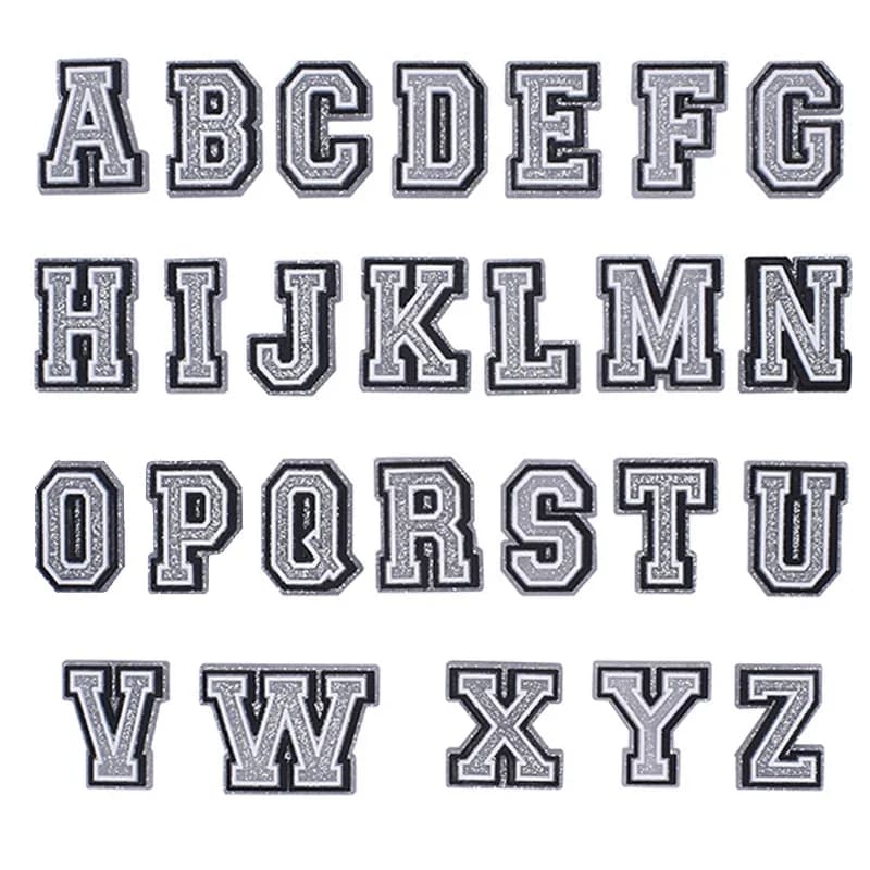 Hot Sale 1Pcs Letter Shoe Charms Decorations for Crocs Accessories Alphabet Pins Kids Women Xmas Party Favors Gifts