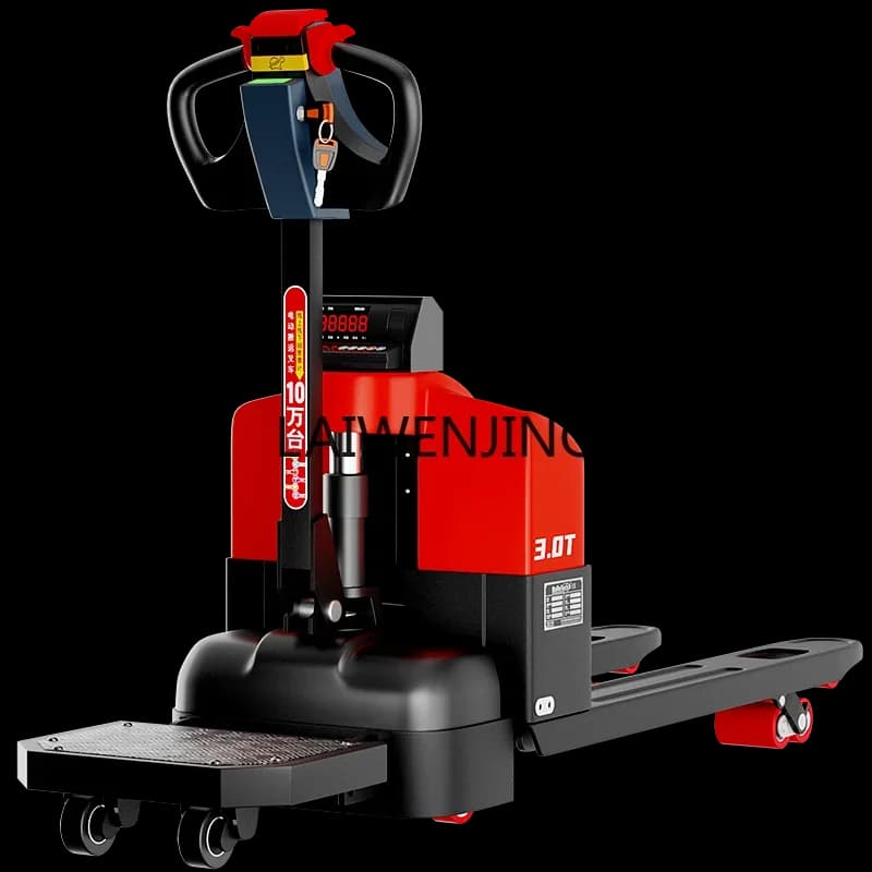 LYN automatic electric forklift 3 tons weighing factory pallet truck with scale