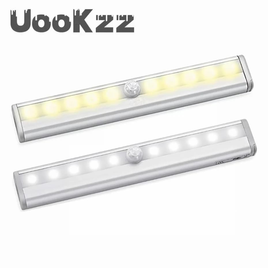 PIR Motion Sensor LED Cabinet Light 6 /10 leds Automatic Sensor Wardrobe Closet Lights Drawer Night Light Lamp for Indoor Lamp