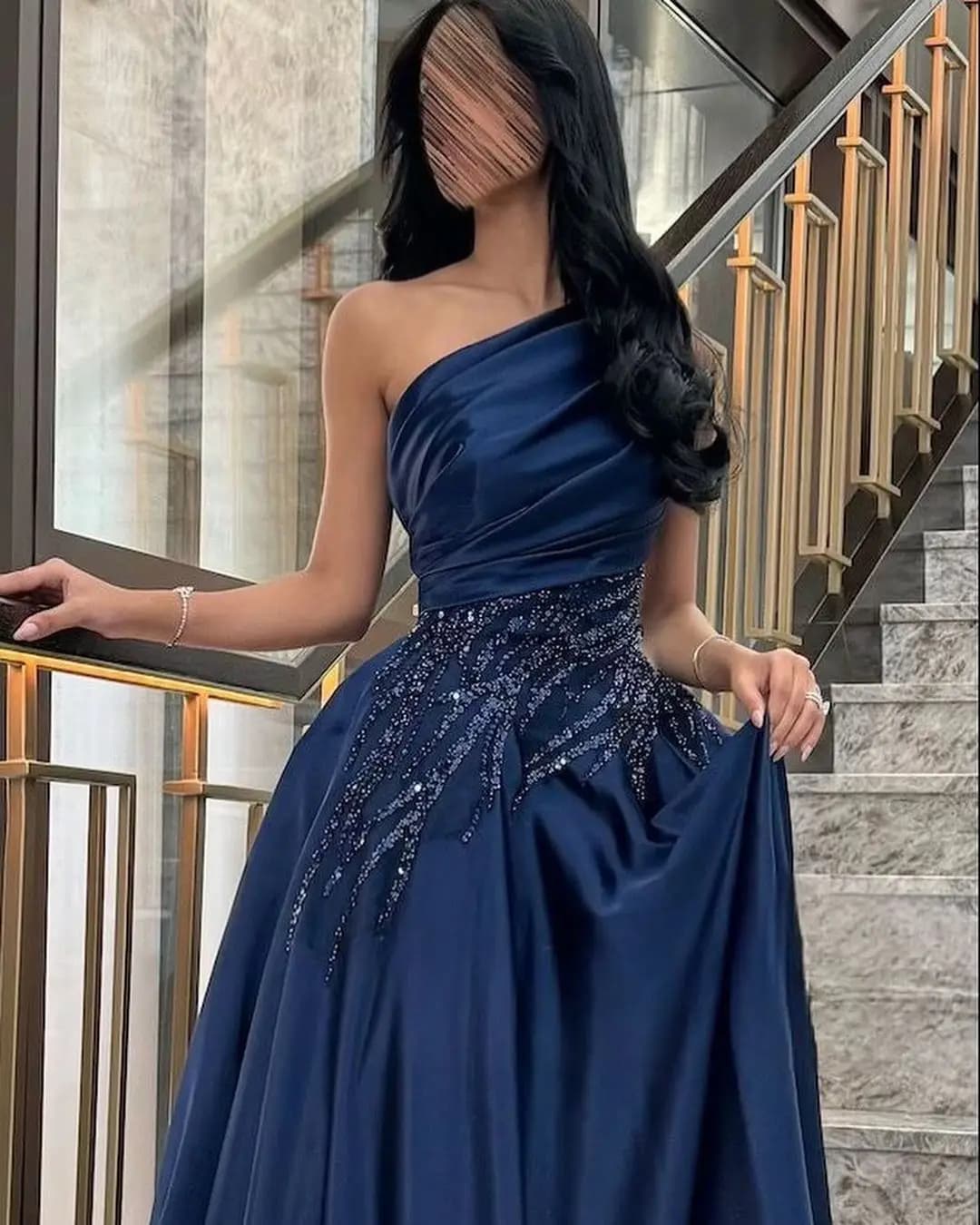 Customized One Shoulder Prom Dresses Sleeveless Pleated Beadings Floor Length Party Gowns Evening Dresses
