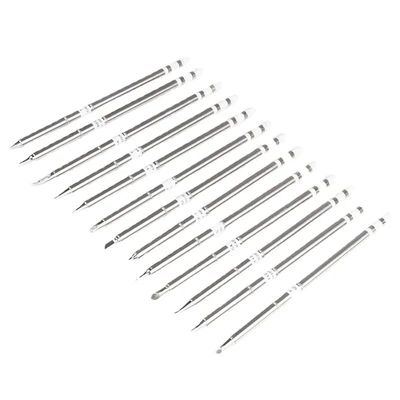 Free shipping T12 Electric Soldering Iron Tips T12-K B2 BC2 ILS JL02 D24 KF BC3 C4 For Hakko fx951 DIY Soldering Station Kits