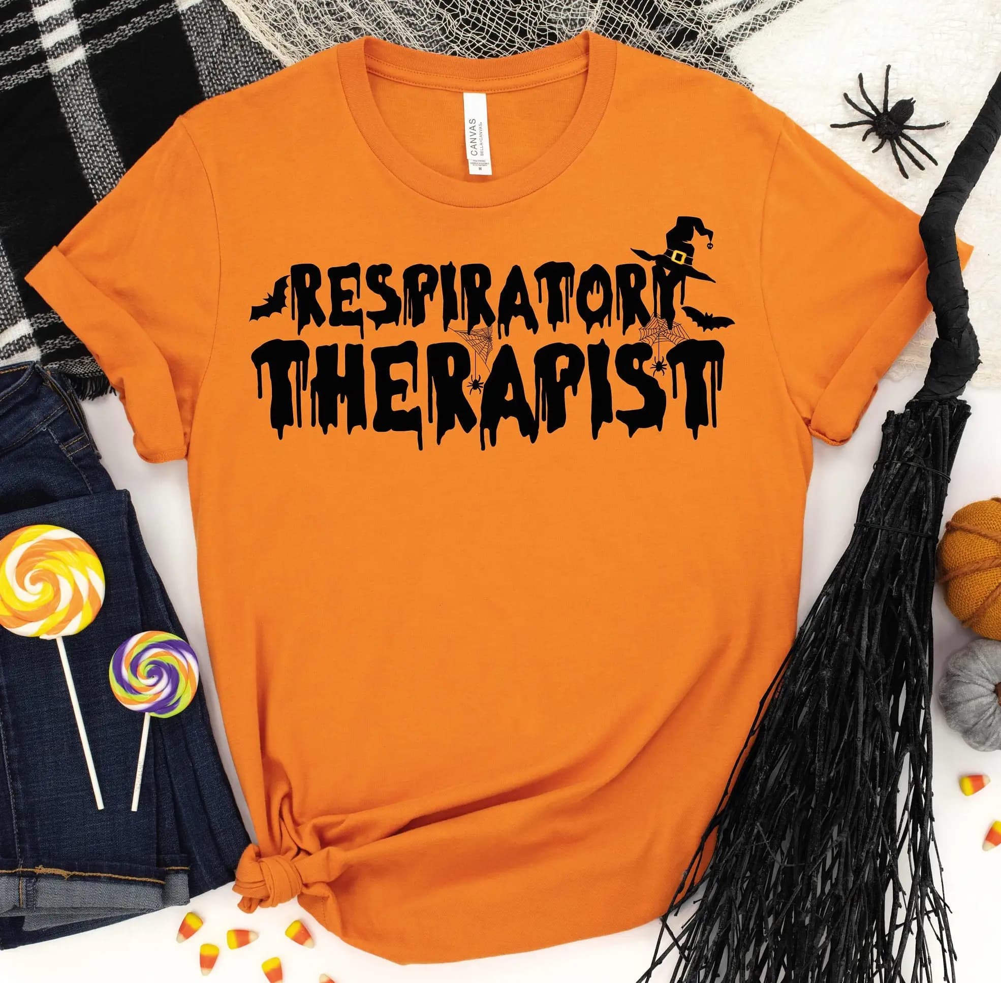 Respiratory Therapist Halloween T Shirt Pulmonologist Nurse Care Practitioner