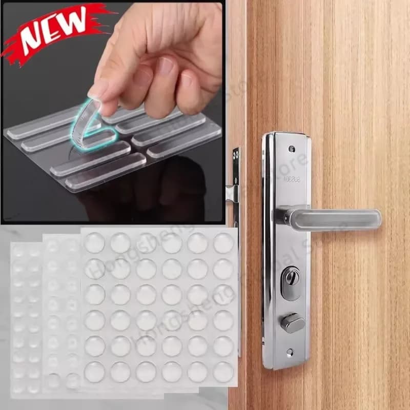Self Adhesive Door Stopper Clear Rubber Furniture Pads Multiple specifications Damper Buffer Cabinet Bumpers Silicone Protective