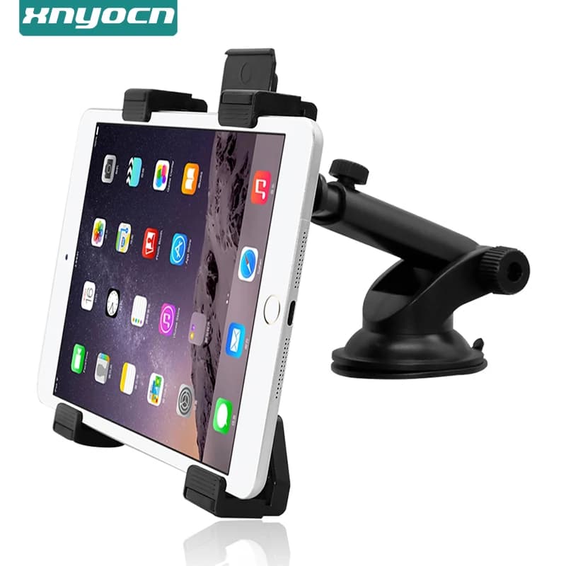Universal Car Windshield Suction Tablet Mobile Phone Mount Holder Stand 10.5-20cm Width Adjustable For Ipad/Iphone/Samsung Tab