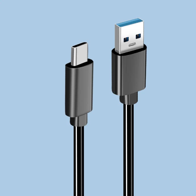 USB3.2 10Gbps Type C Cable USB A to Type-C 3.2 Data Transfer USB C SSD Hard Disk Cable PD 60W 3A Quick Charge 3.0 Charge Cable