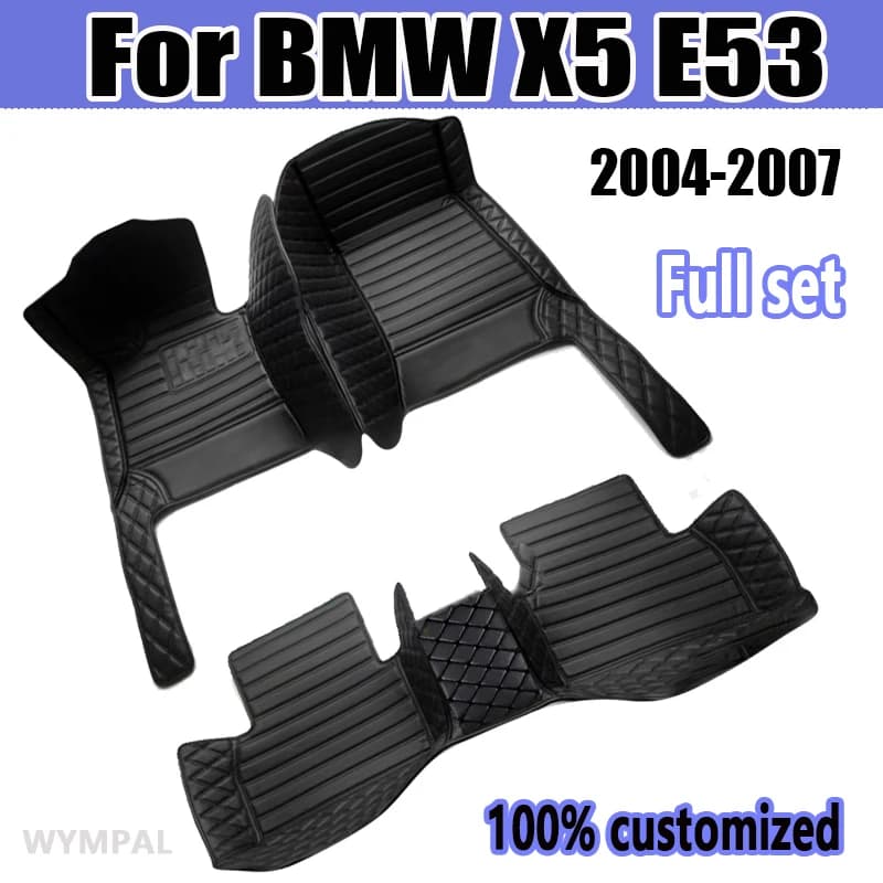 Car floor mats for BMW X5 E53 2004 2005 2006 2007 Custom auto foot Pads automobile carpet cover