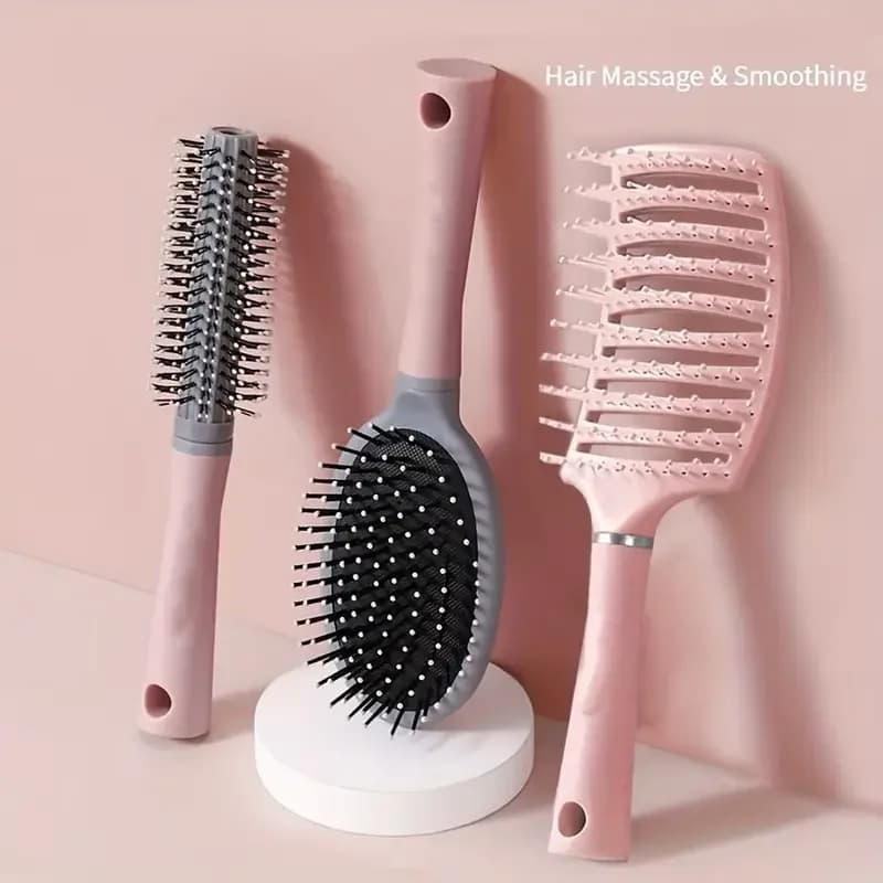 fairy hair comb for women comb massage Elastic comb Macaron color airbag comb curling comb