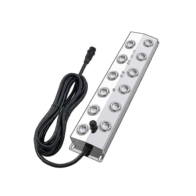 10/12 Head Atomizer machine Ultrasonic Mist Maker Fogger Stainless Steel Air Humidifier Greenhouse For Hydroponics DC 48V