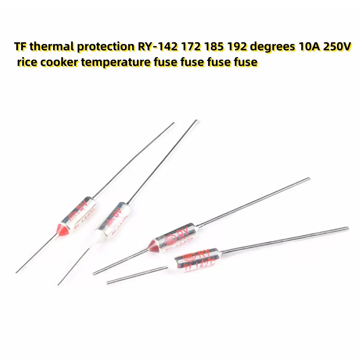 20pcs TF thermal protection RY-142/172/185/192 degrees 10A 250V rice cooker temperature fuse