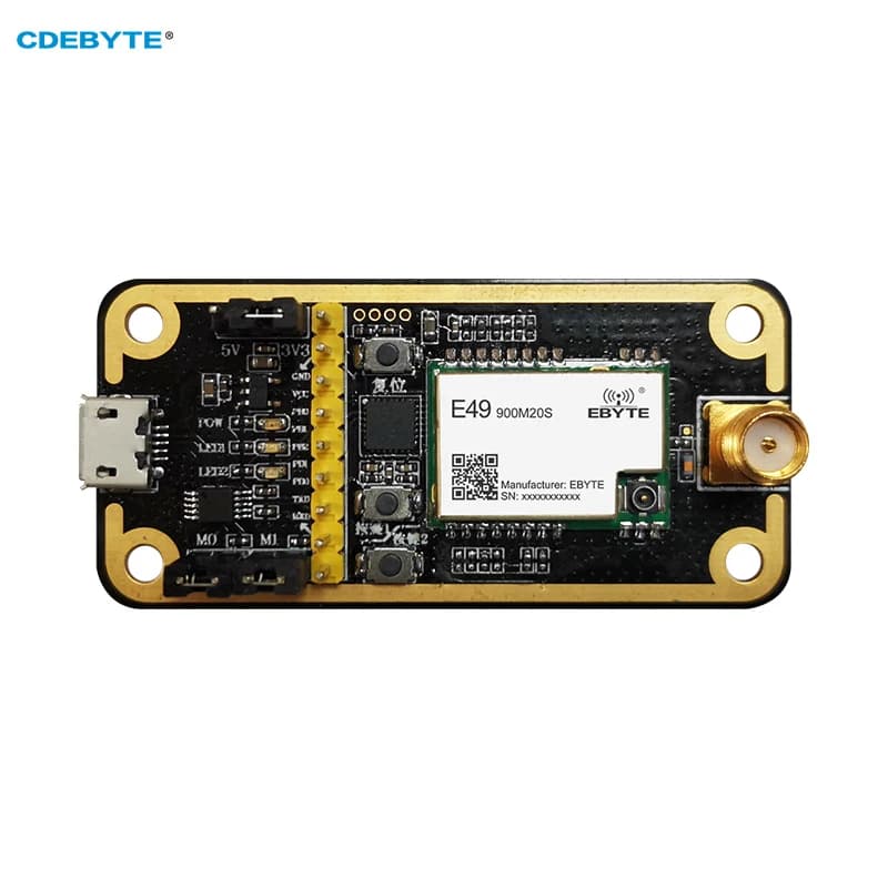 CMT2300A 868/915MHz Wireless Module Test Board CDEBYTE E49-900MBL-01 Pre-soldered E49-900M20S USB Interface Testing Kit Easy Use
