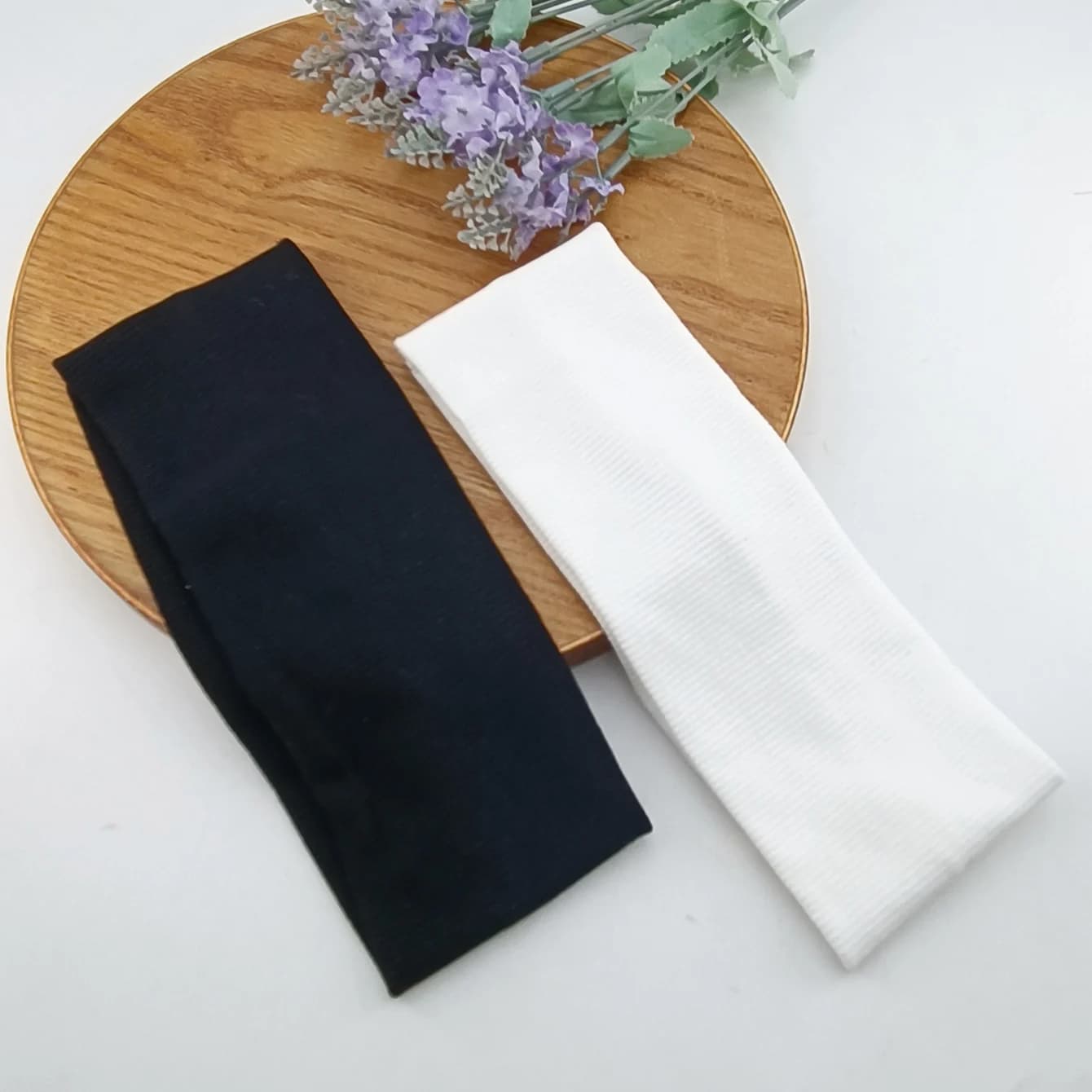 2PCS Elastic Solid Color Hair Bands for Women and Men Hairband Running Fitness Sports Yoga Headbands Girls Head Band Accessories