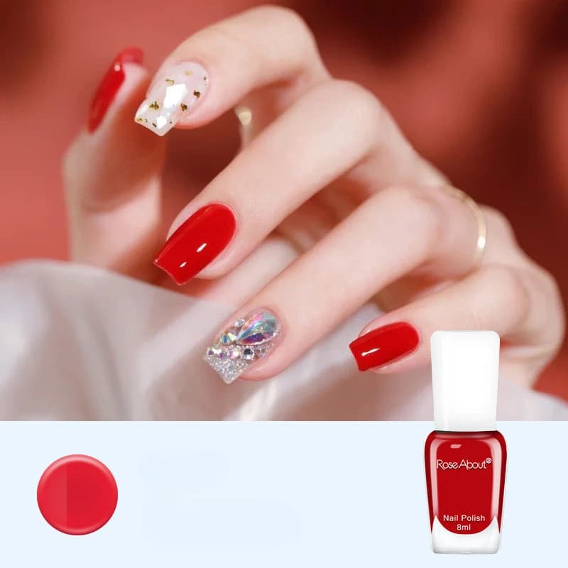 Nail Gel No Bake Water-based Nail Polish Glitter Sequins Long-lasting Tearable Healthy Tearable Quick-drying