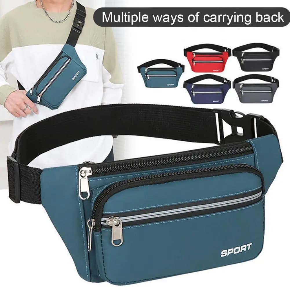 New Running Bag Cycling Bag Waist Bag Belt Bag Waterproof Sports Fanny Pack Mobile Phone Case Gym Running Jogging Run Pouch