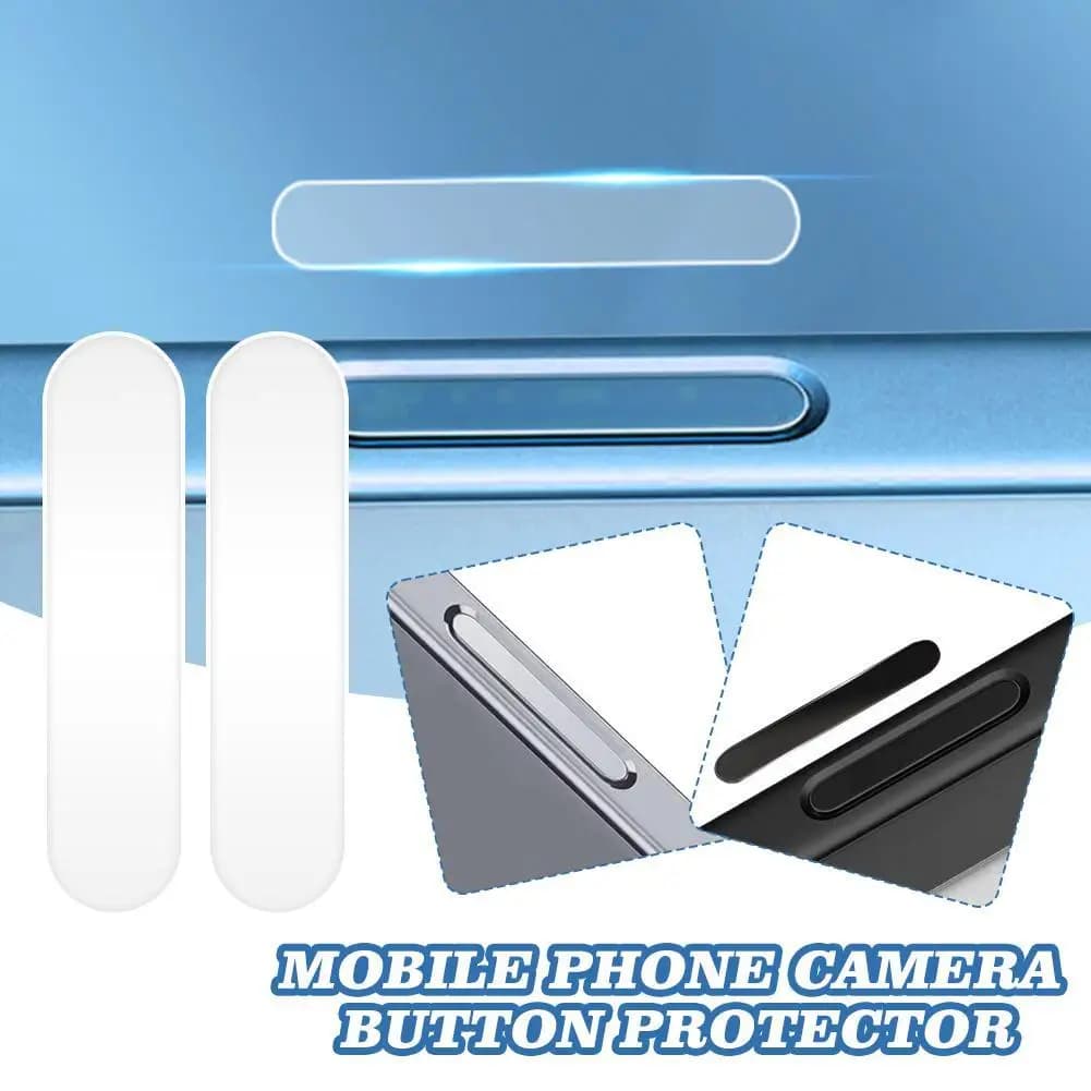 1/2PCS Transparent Side Tempered Glass Film for iphone 16 Pro Max Camera Control Button Screen Protector Film Scratch-resistant