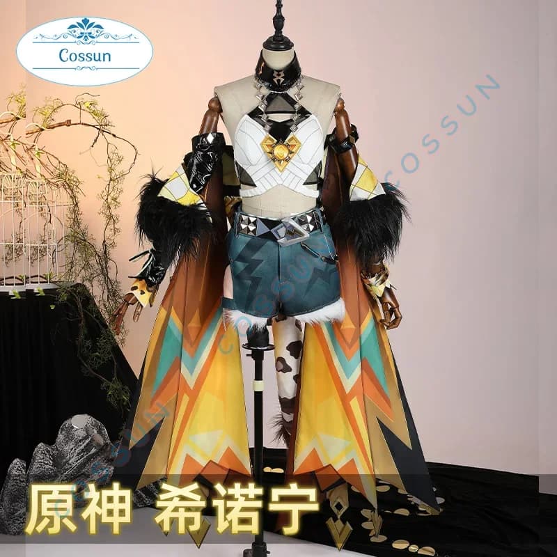 Genshin Impact Xilonen Cosplay Costume Cos Game Anime Party Uniform Hallowen Play Role Clothes Clothing Women Dress