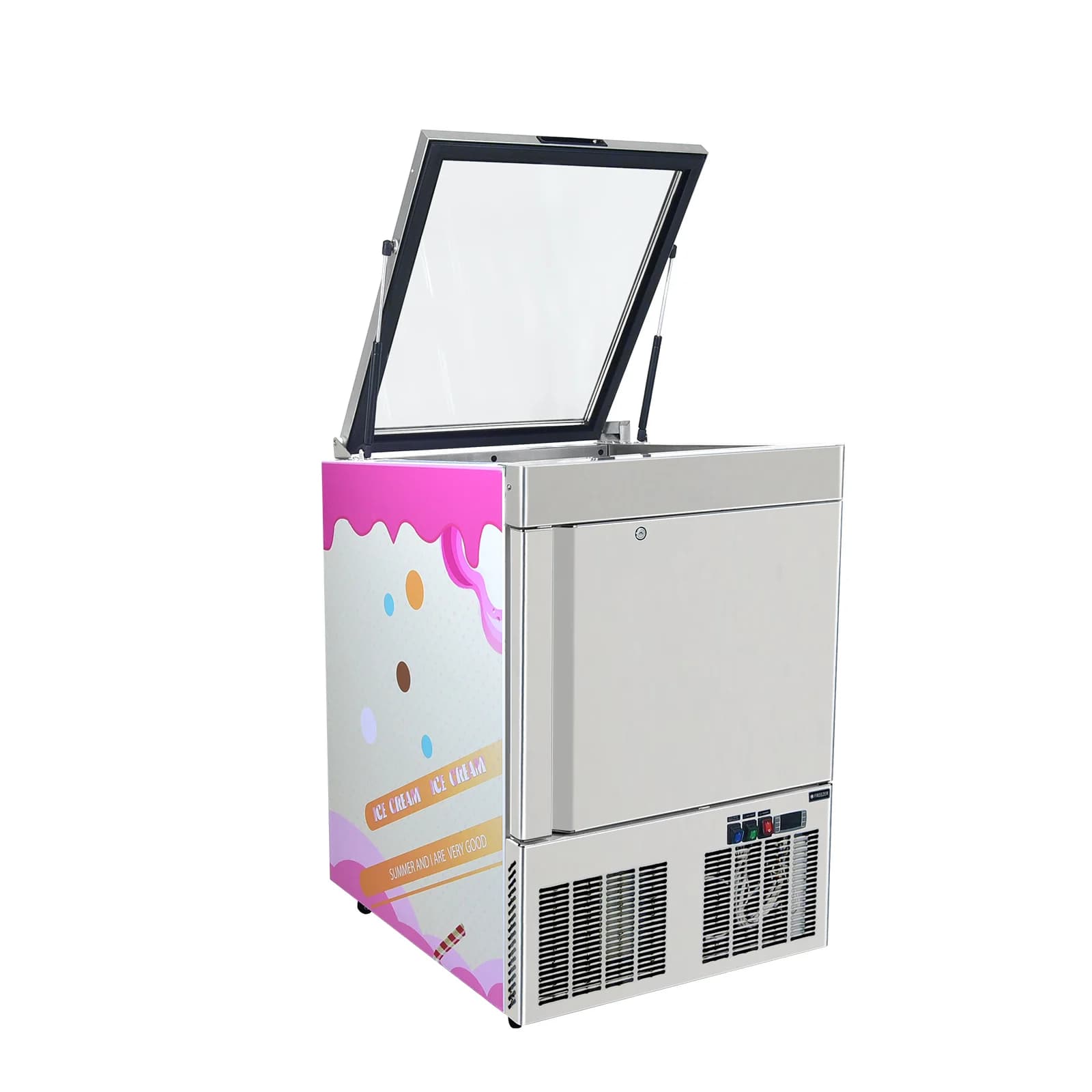 6 Pans And 2 Trays Blast Shock  Freezer/blast Shock  Chiller/flash Shock Feezing Freezer For Ice Cream Gelato