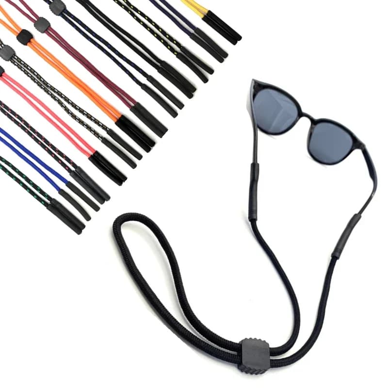 1/5pcs anti slip sunglasses rope men's and women's outdoor sports glasses rope women's and men's glasses rope elastic polyester