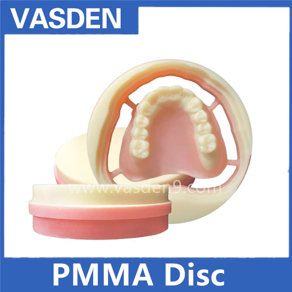 Dental Blocks Full Denture Pmma Disc For Open Cad/cam Milling System Dental Lab Material Full Crown PMMA Block