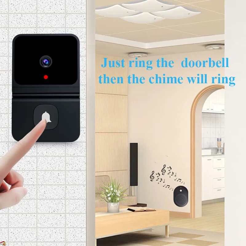 Wireless Doorbell WiFi Outdoor HD Camera Security Door Bell Night Vision Video Intercom Voice Change Home Monitor Door For Phone