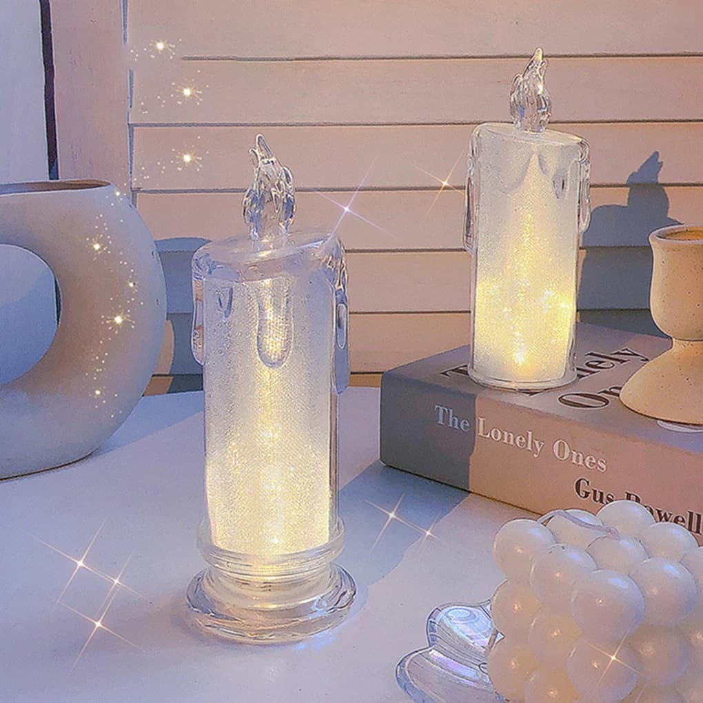 Flameless LED Candles Battery Operated Candle for Home Party Wedding Christmas Decoration Birthday Party Date Camping