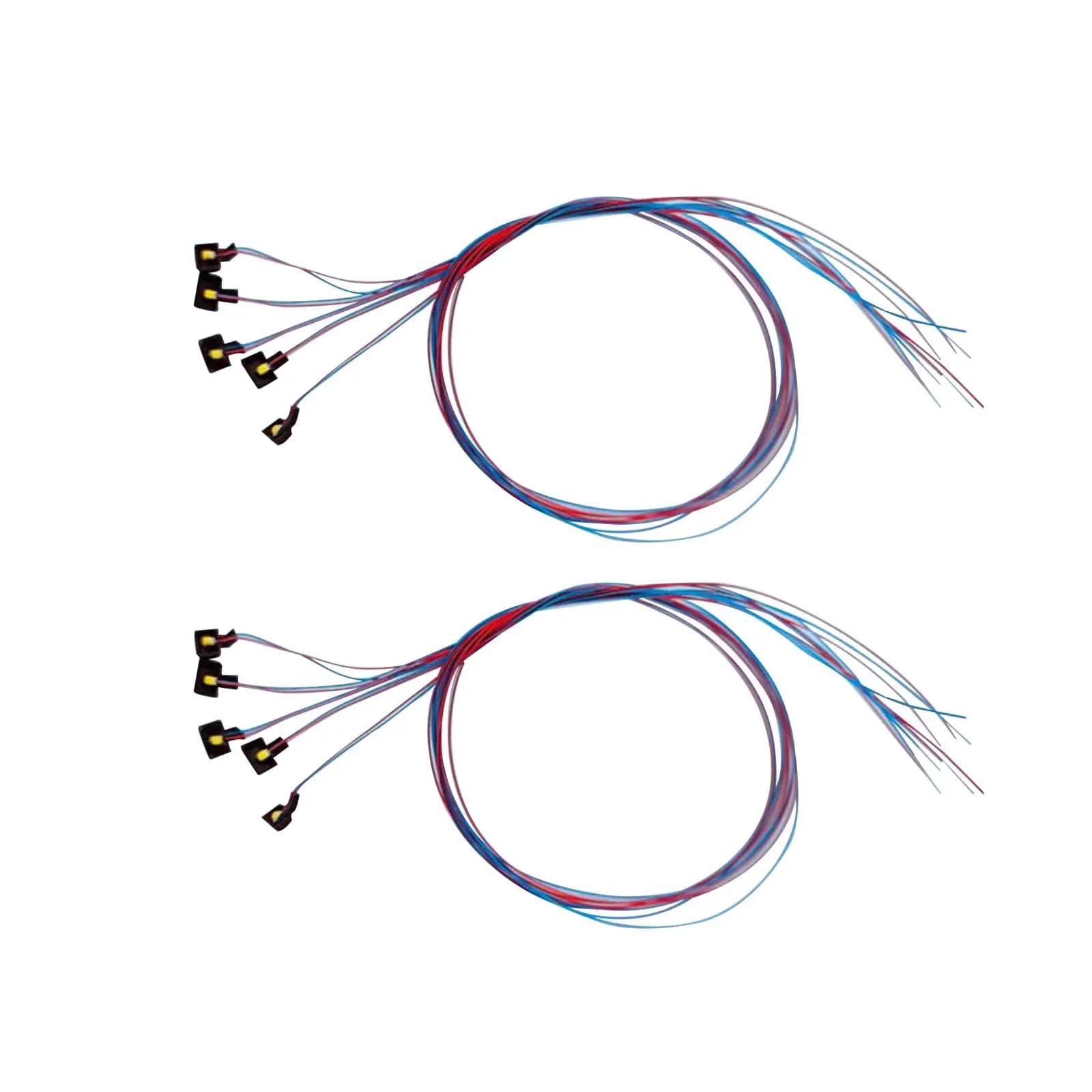 5Pcs HO 1/87 Prewired Mini Lights Pre Soldered Chip SMD led lights Scenes Toy