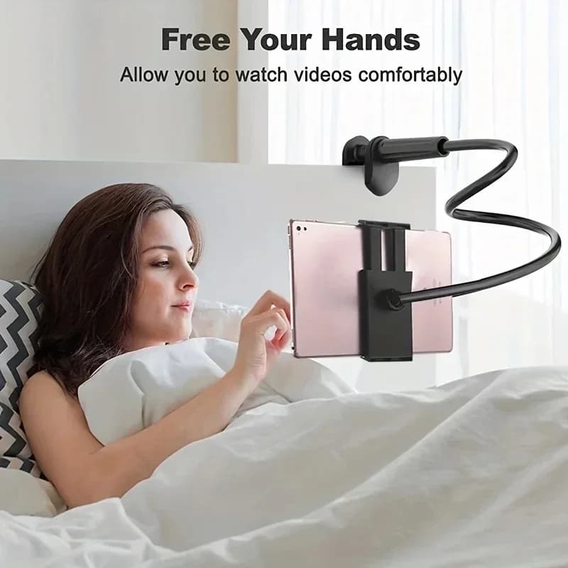70cm Tablet Mount Holder For Bed Desk Phone Holder Flexible Long Arm Clamp Tablet Stand For iPad Samsung Xiaomi 4.7-11 inch