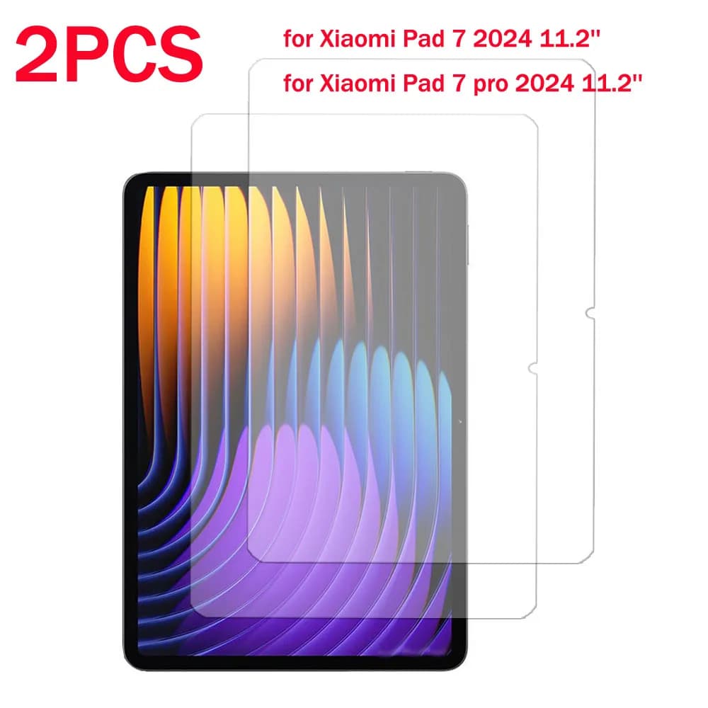 2PCS Glass For Xiaomi pad 7 pro 11.2'' 2024 11.2-inch Scratch Proof Tempered Glass Screen Protector