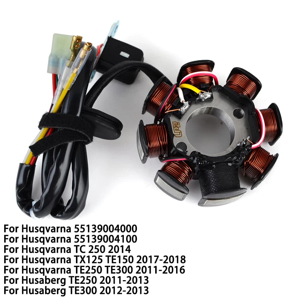 Motorcycle Stator Coil for Husqvarna TE250 TE300 2011-2016 TX125 TE150 TC 250 Husaberg TE 250 300 11-13 55139004000 55139004100