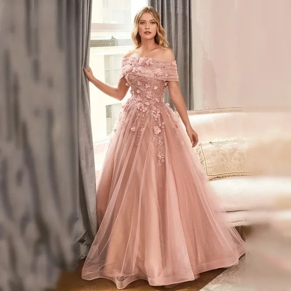Formal Elegant Women's Dresses for Party Evening Gown Robe Long Luxury Suitable Request Prom Occasion 2025 Wedding Customized