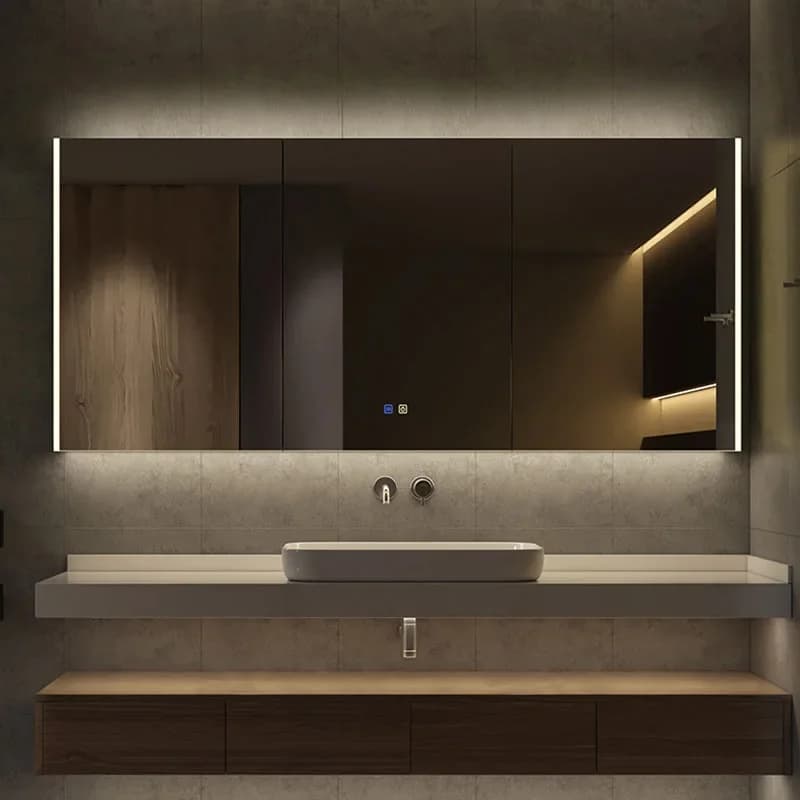 Long Mirror Large Minimalist Earring Storage Cabinet Bedroom Light Jewellery Box Organizer Jewlery Cabinets Espejos Bathroom