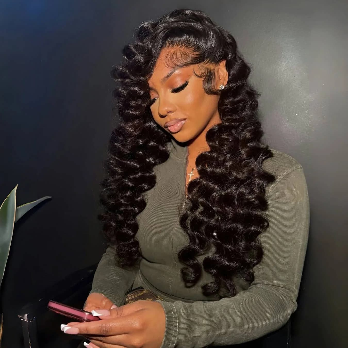 Loose Wave 13x6 HD Lace Frontal Wigs Human Hair Lace Front Water Wave Human Hair Curly Wigs Pre Plucked with Baby Hair for Women