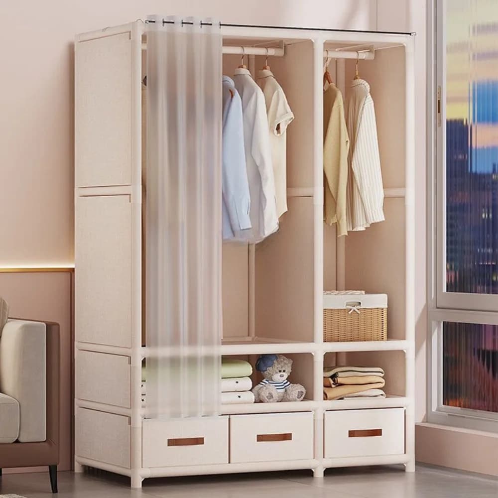 Floor-Standing Simple Wardrobes Home Large Capacity Durable Clothes Cabinet Dustproof And Economical Wardrobe Bedroom Furniture