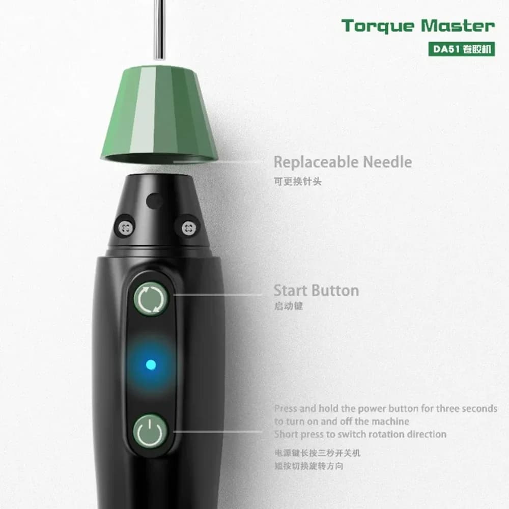 2UUL DA51 Powerful Torque Master Glue Remover Tools For Mobile Phone Tablet Maintenance Motherboard PCB Board Glue Cleaning Remo