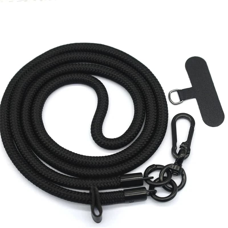8MMx120CM Bold Long Mobile Phone Lanyard Universal Crossbody Hanging Shoulder Strap Detachable Neck Cord Anti-Lost Lanyard