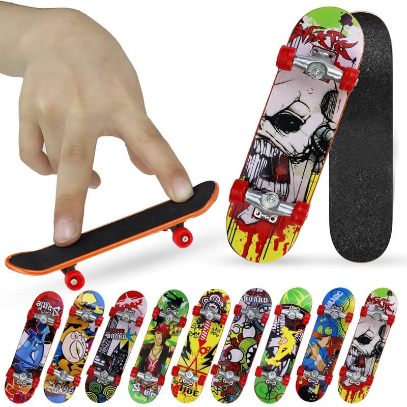 1/3pcs Mini Professional Skate Board Toys Cool Finger Sports Plastic Skateboards Creative Fingertip Toys for Adult and Kids Gift