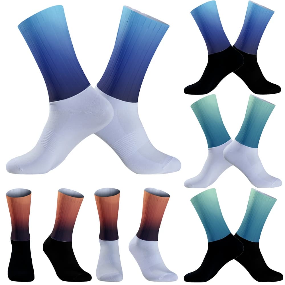 New Powerful non-slip Football Socks Breathable Mens Sports Socks Cycling Socks One Size Fits All