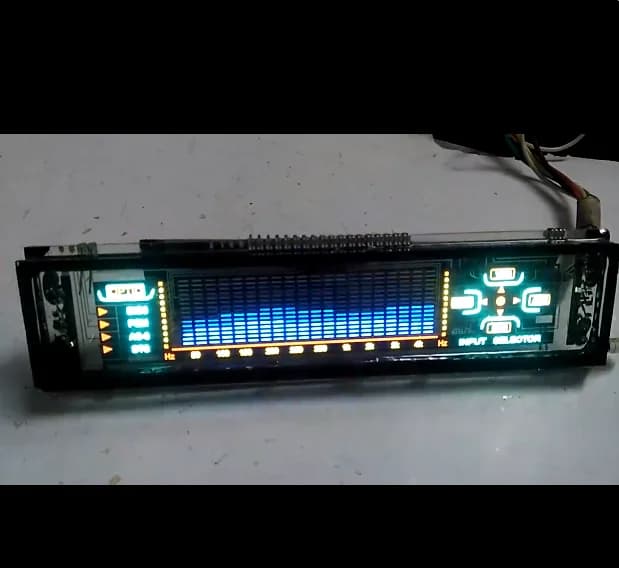 VFD Fluorescent Display Kit for Power Amplifiers and Multimedia Speakers (7717)