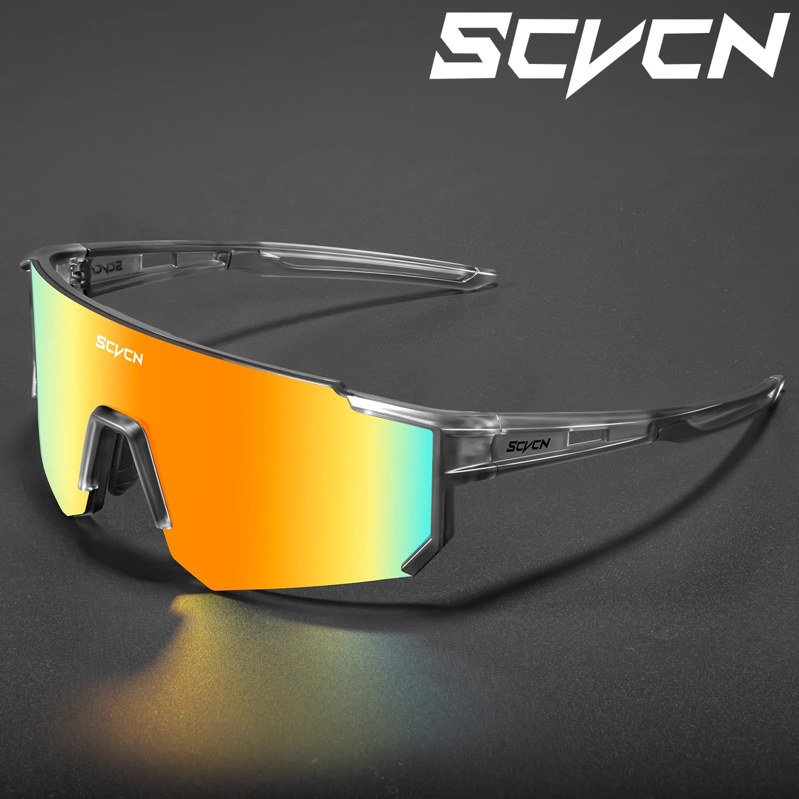 SCVCN Cycling Glasses Bike Sunglasses Men UV400 Eyewear Sports MTB Outdoor Goggles Bicycle Women Sunglasses Multi Color Riding