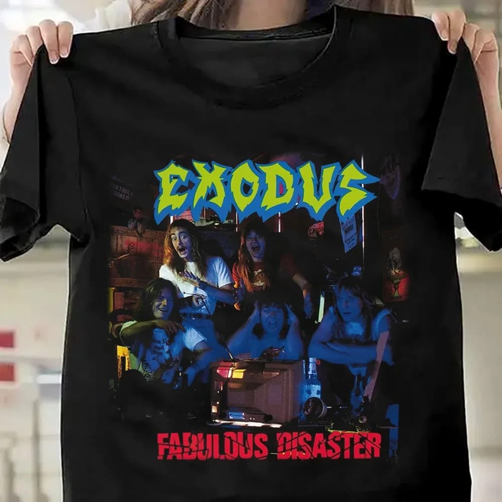 Exodus Fabulous Disaster Black All Size T Shirt Ac1175