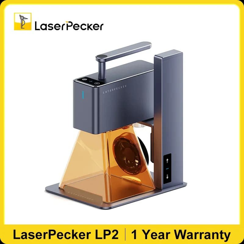 LASERPECKER Handheld Laser Engraver Portable Powerful Laser Engraving Cutting Machine With 5W Bluetooth  CNC DIY SuperFast LP2