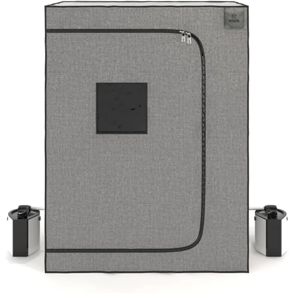 Sauna room 2-Person Full Body Sauna Bundle | in-Home Use Relaxation,and Wellness  Receive  comfort and privacy of your own home