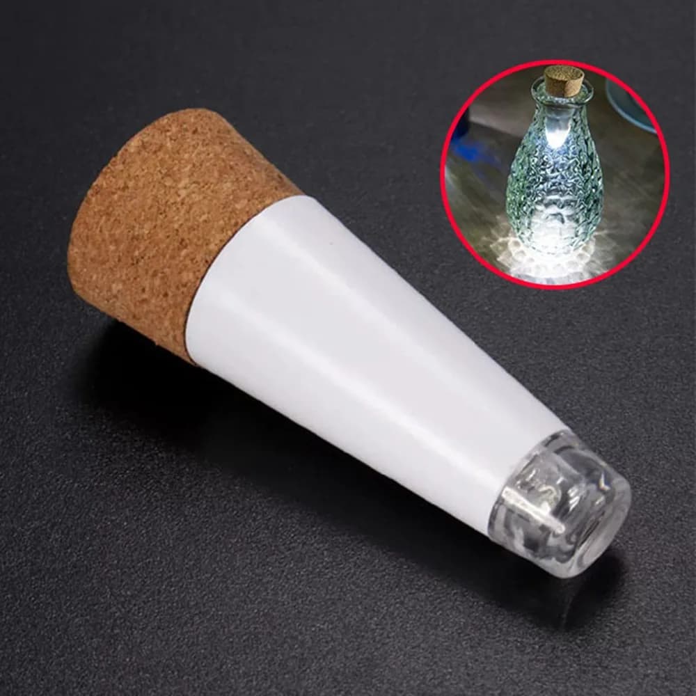 USB Rechargeable Bottle Lights Mini Cork Shaped Craft Light Powered Cork Lights Wine Bottles Party Decor Christmas Wedding Lamp