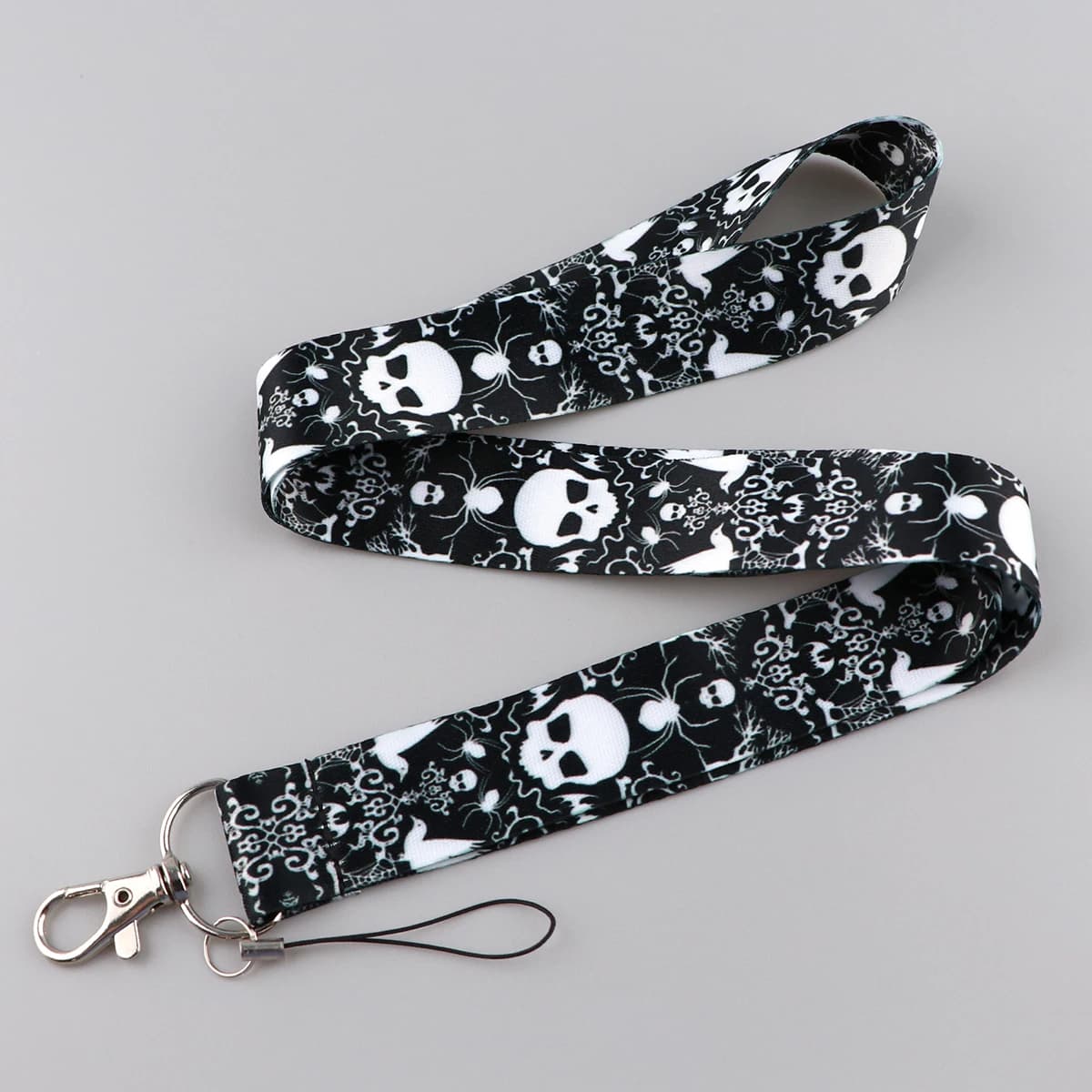 Skull Cell Phone Straps Vintage Halloween Lanyard Neck Strap Neck Strap Lanyards for Keys ID Card Gym Cell Phone Straps