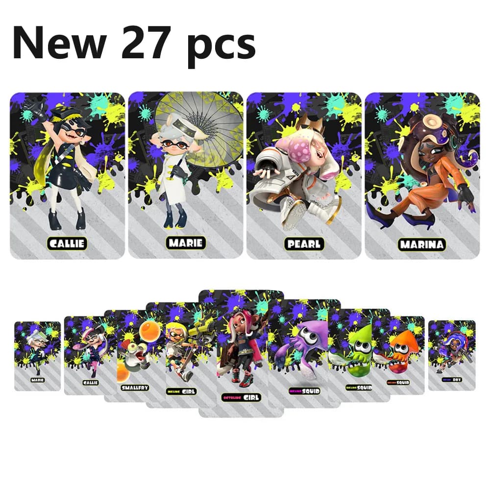 New Splatoons 3 Callie Marie Pearl Marina card Splatoons NFC rfid tag card Splatoons 1 - 3 Linkage ns switch