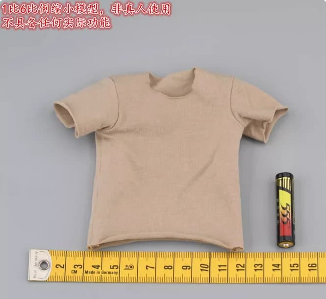 Blitzway 1/6BW-UMS 11801 Male T-shirt Model for 12''Hunter White Ghost