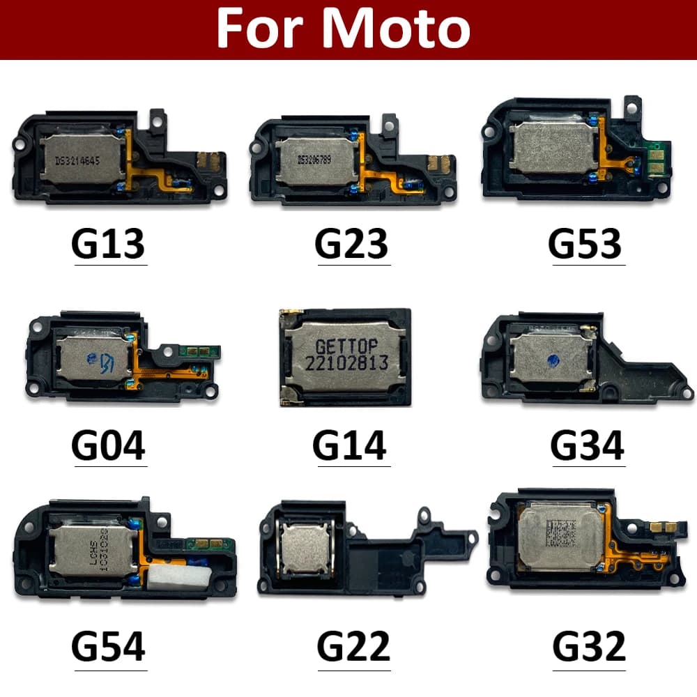 Loud Speaker Buzzer Ringer Loudspeaker Flex Cable For Motorola Moto G13 G23 G53 G04 G14 G24 G34 G54 G40 G22 G32 G52 G72 G73 G42